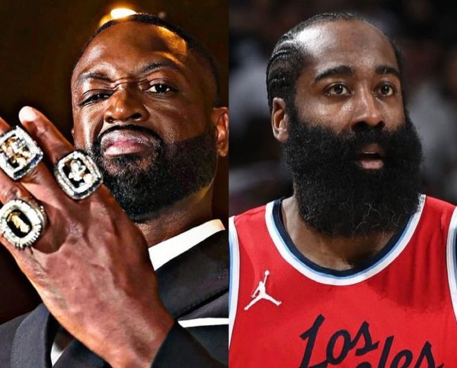 贝弗利：哈登个人能力远超韦德 关键球差距明显